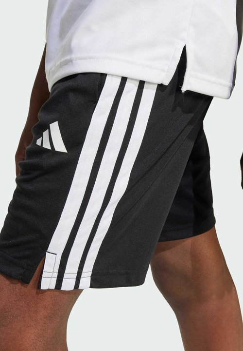 adidas TRAINING ESSENTIALS STRIPES - Sports shorts - black white — photo 3