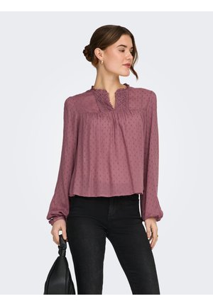 ONLGEZA  DOBBY TAPE  - Blouse - rose brown
