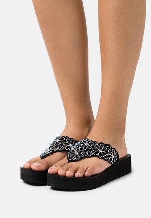 Skechers, Sandales tongs - black