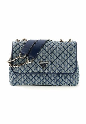 Guess, GIULLY II 2 COMPARTMENT CONVERTIBLE FLAP - Clutch - denim