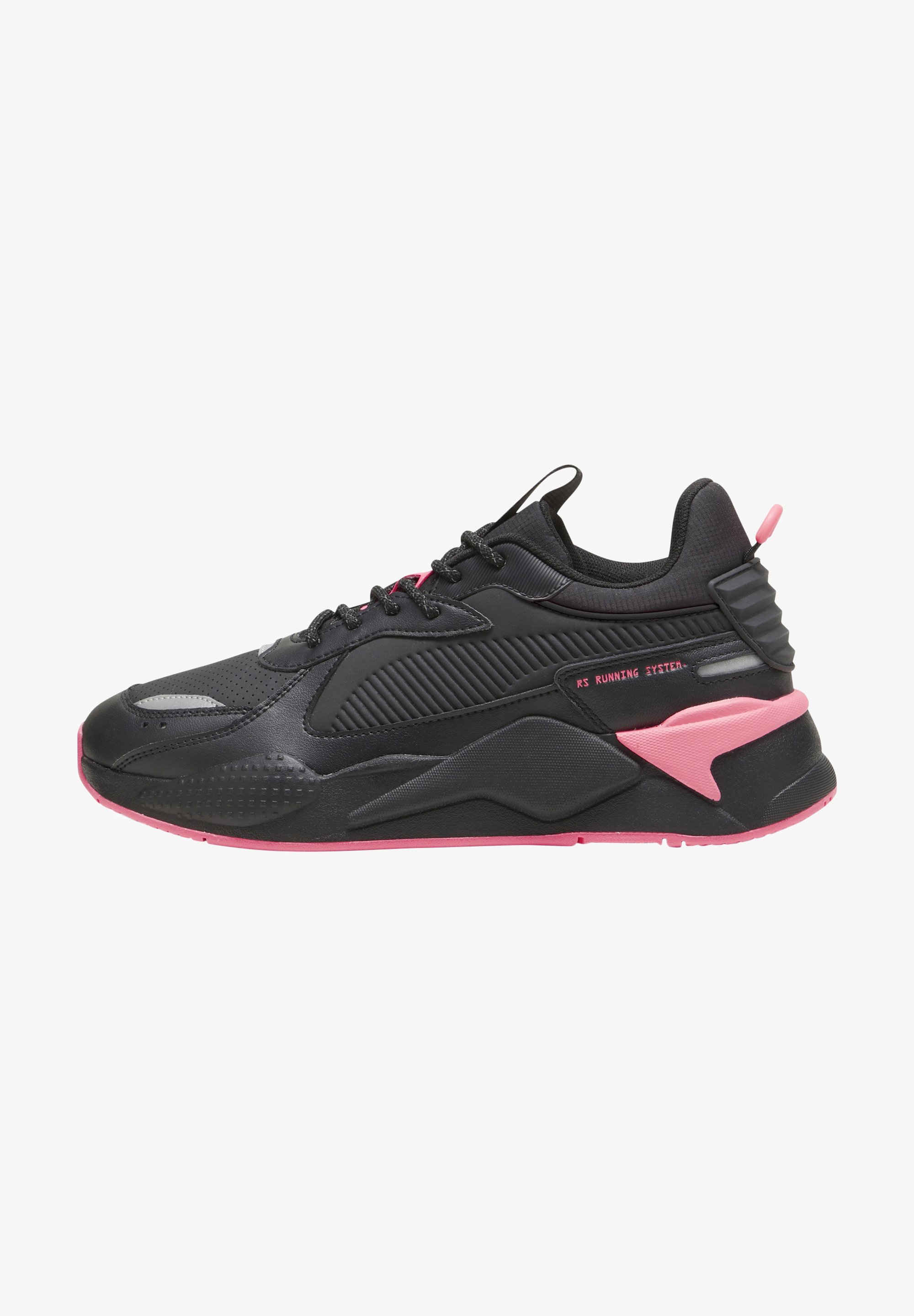 Puma BASKET RS-X TRIPLE Sneakers basse noir sunset glow/nero