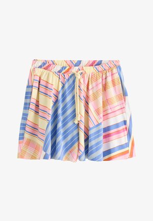Next, REGULAR FIT - GINGHAM JERSEY SHORTS - Pantaloni sportivi - pink blue