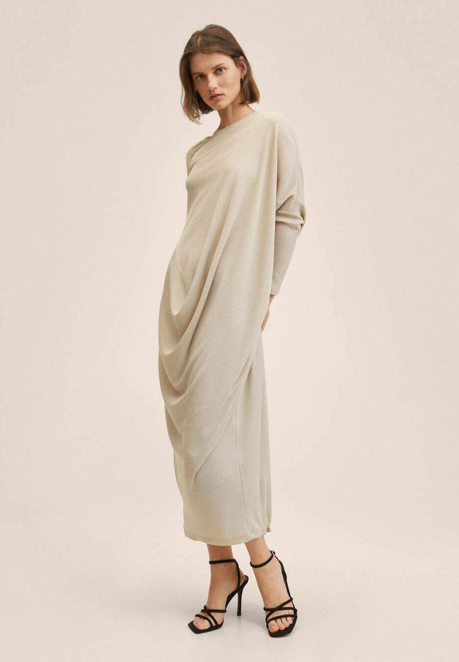 Vestido punto fino Khaki | Vestidos Y Monos Mango Mujer · Lrpotterauthor