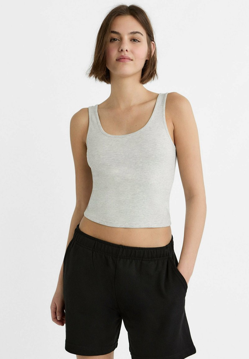 Stradivarius TANK - Top - grey