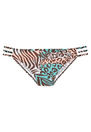 Bikini bottoms - türkis bedruckt