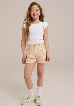 Shorts di jeans - beige