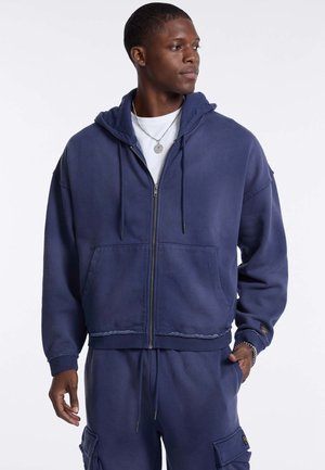 Sweater met rits - dunkelblau