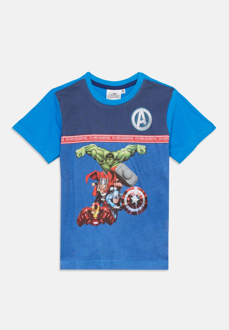 Avengers T-shirt print blauw Avengers T-shirt print blauw