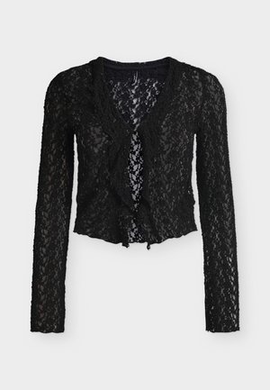ONLY, ONLODINE FRILL LACE  - Μπλούζα με μακριά μανίκια - black