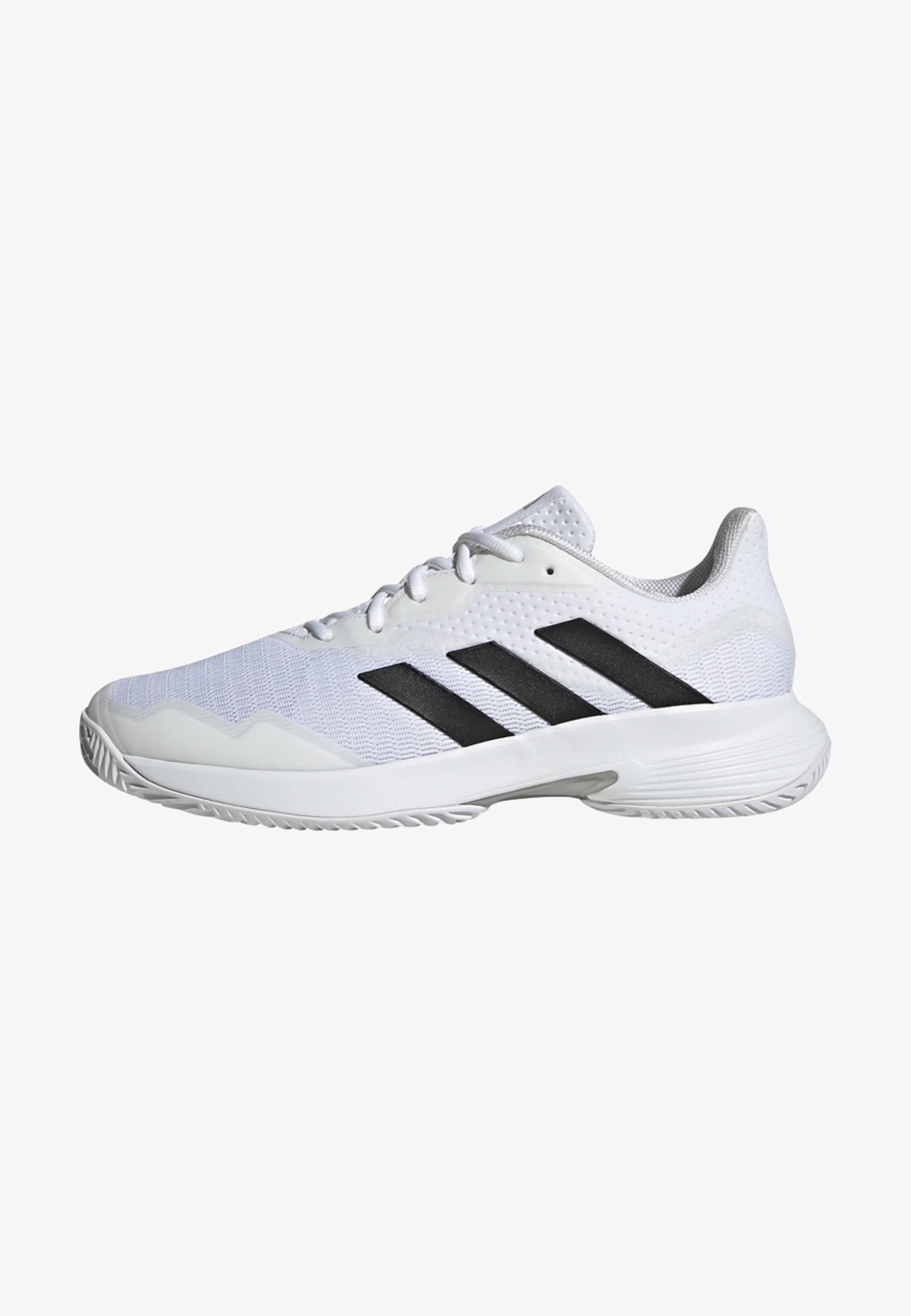 Adidas men's courtjam bounce tennis shoes white and core black Clearance