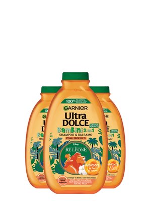 SHAMPOO BAMBINI E BAMBINE ULTRA DOLCE BAMBINI ALBICOCCA 2IN1, SHAMPOO DELICATO IDEALE PER I BAMBINI, 400 ML - 3 PACK - Shampoo - trasparente