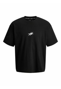 Trükipildiga T-särk - black