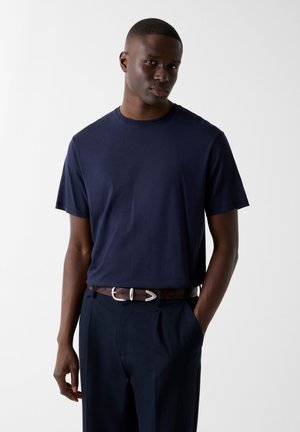 T-shirt basique - dunkelblau