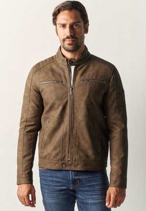 Koroshi, Chaqueta de cuero sintético - marron brown