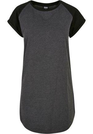 Urban Classics RAGLAN TEE - Vestito di maglina - charcoal black