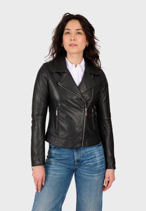 THEA - Lederjacke - black