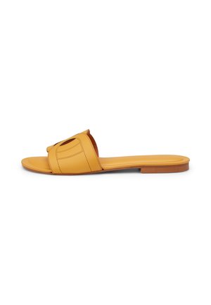 Mules - golden yellow
