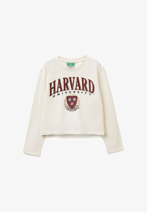 BOXY FIT HARVARD UNIVERSITY - T-shirt à manches longues - white