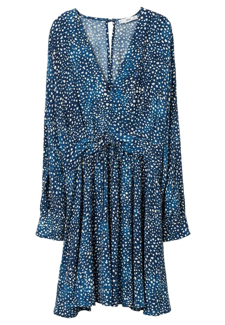 Mango Jurk donkerblauw
