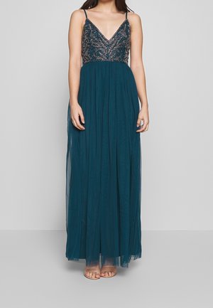 Festklänning - mottled teal