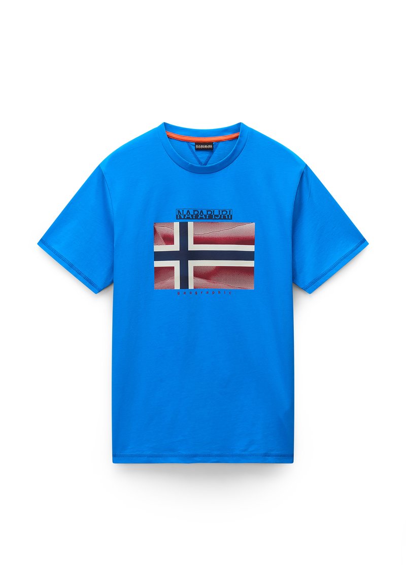 Napapijri T-shirt print donkerblauw