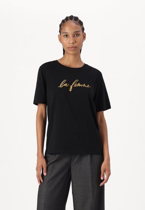 Rue de Femme NATACHA - Tricou cu imprimeu - black