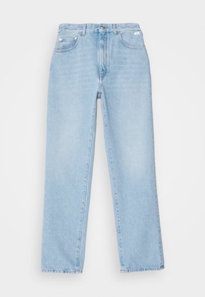 GCDS CHOKER TROUSERS - Straight leg jeans - light blue