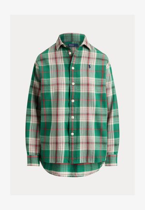 Polo Ralph Lauren, RELAXED FIT PLAID COTTON SHIRT - Nööpidega pluus - green/cream