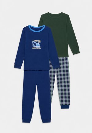 Friboo 2 PACK SET - Πάνω μέρος πιτζάμας - dark green/ dark blue