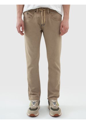 Big Star JOGGSE - Jeansy Slim Fit - beige