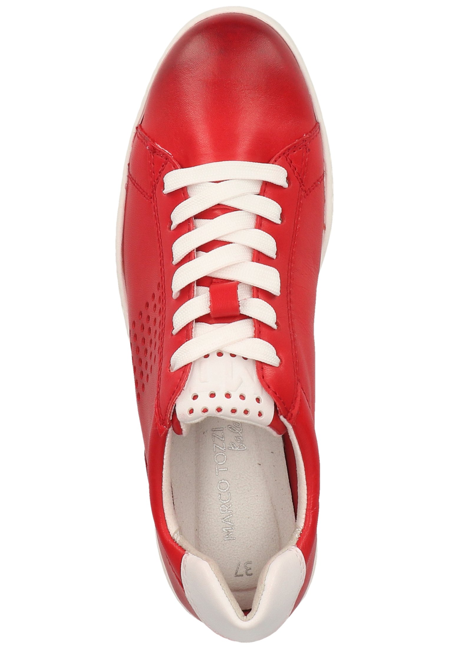 marco tozzi red trainers