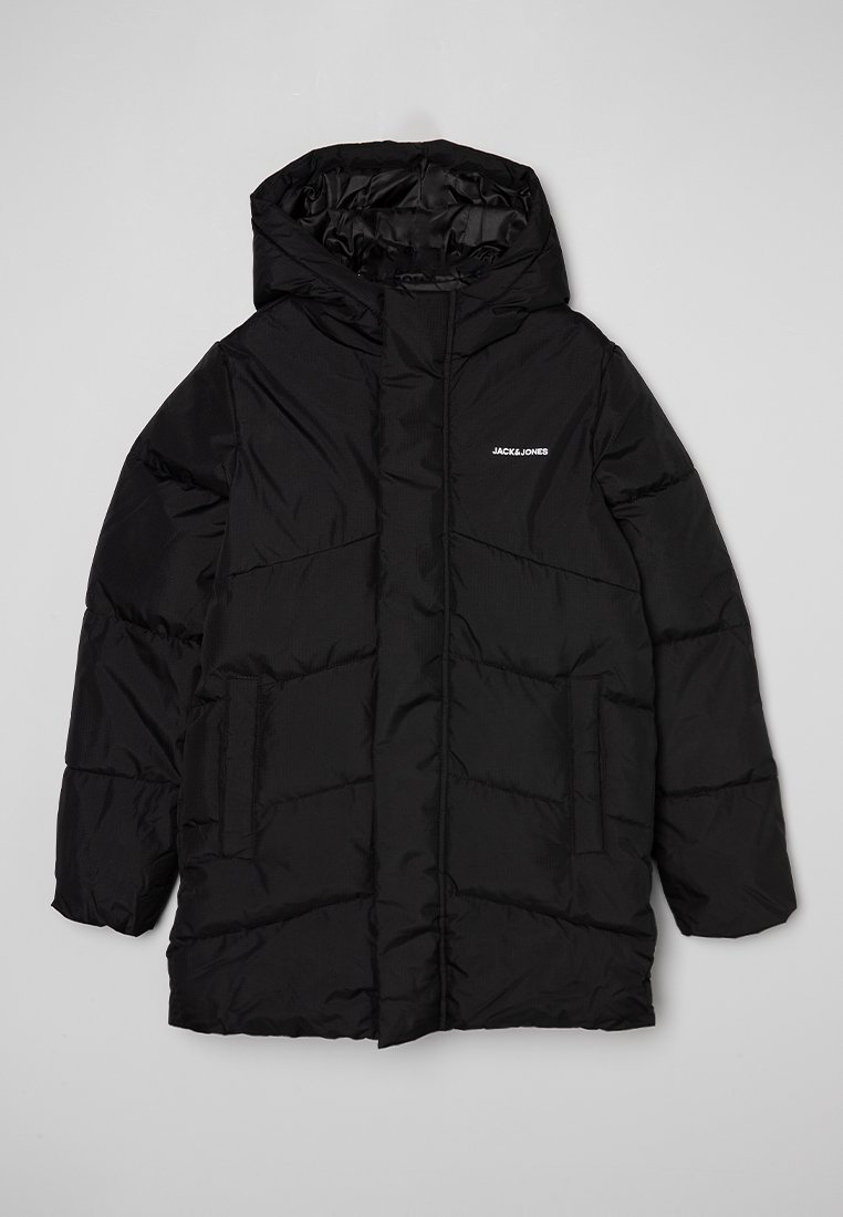 Jack & Jones Junior Wintermantel zwart Jack & Jones Junior Wintermantel zwart