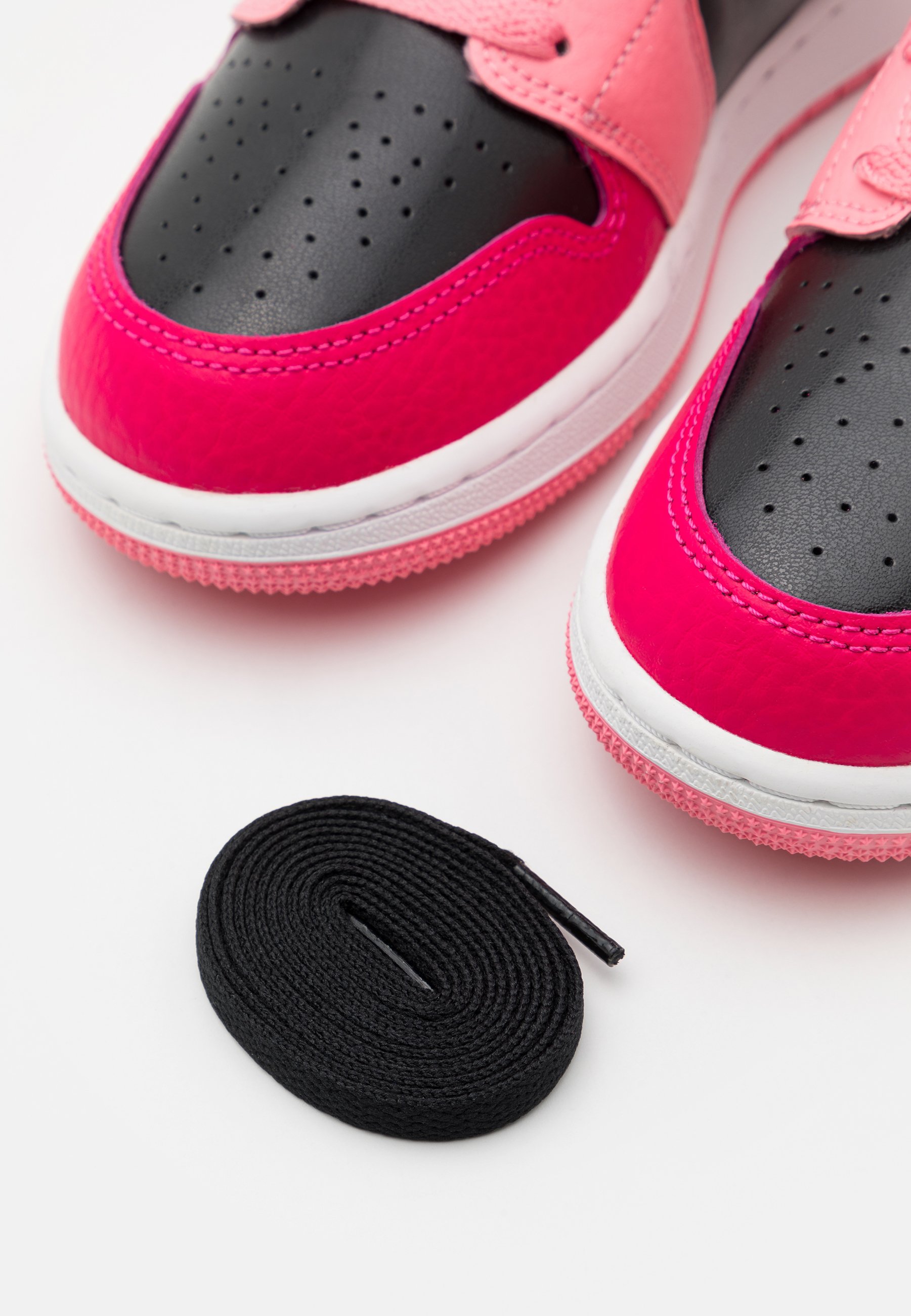 Jordan AIR 1 MID UNISEX - Chaussures de basket - coral chalk/pinksicle/rush  pink/black/multicolore - ZALANDO.FR