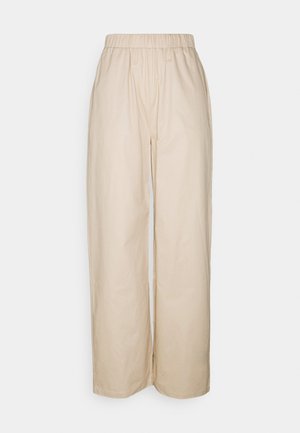 PULL ON STRAIGHT LEG PANTS - Kalhoty - beige