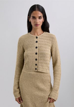 Scalpers RUSTIC - Kardigan - taupe