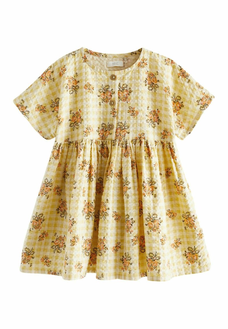 15+ Yellow Gingham Maxi Dress