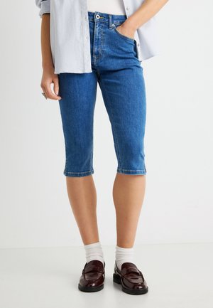 CROP MARY - Shorts vaqueros - denim