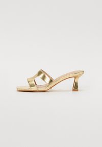 Não selecionado, gold coloured