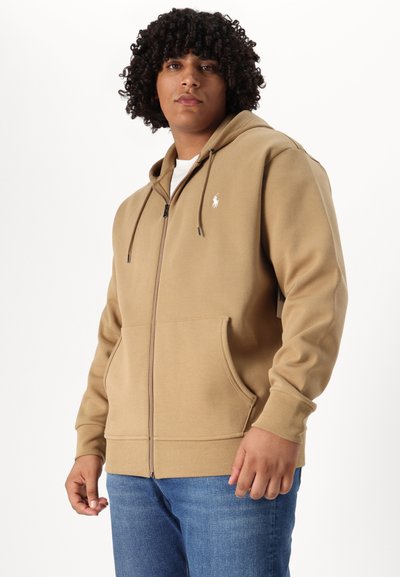Polo Ralph Lauren Big & Tall DOUBLE-KNIT FULL-ZIP HOODIE - Mikina so zipsom - new bronze