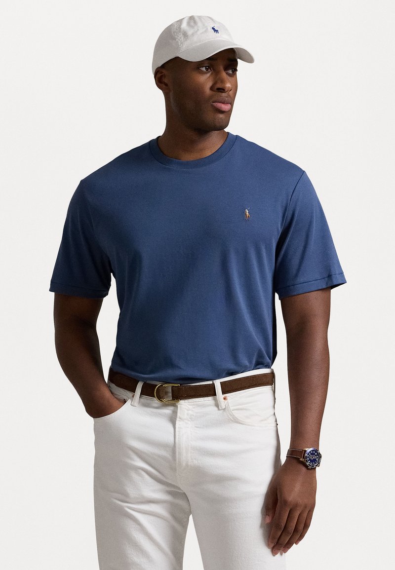Polo Ralph Lauren Big & Tall SOFT COTTON CREWNECK T-SHIRT - Tricou basic - clancy blue
