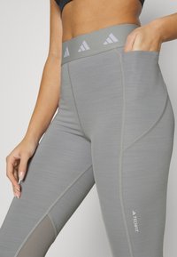 adidas Performance Leggings - medium grey heather/white
