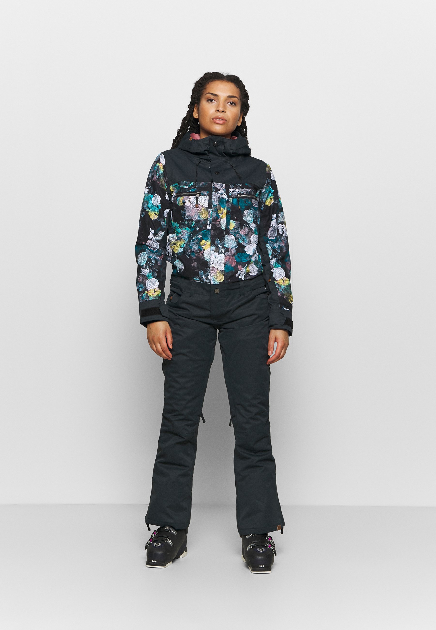 Roxy FORMATION SUIT - Pantaloni da neve - true black sammy/nero - Zalando.it