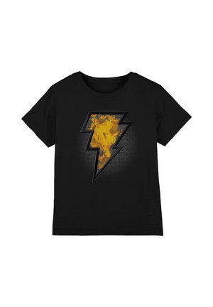 Cotton Soul, BLACK ADAM/BLACK ADAM BEVELED EMBLEM UNISEX - Print T-shirt - black