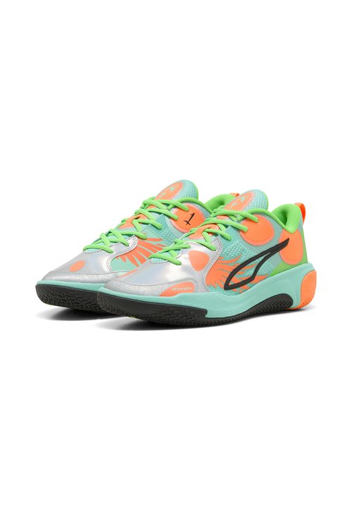 PUMA MB BASKETBALLSCHUHE UNISEX - Trainers - fluro orange pes-fluro green pes — foto 2