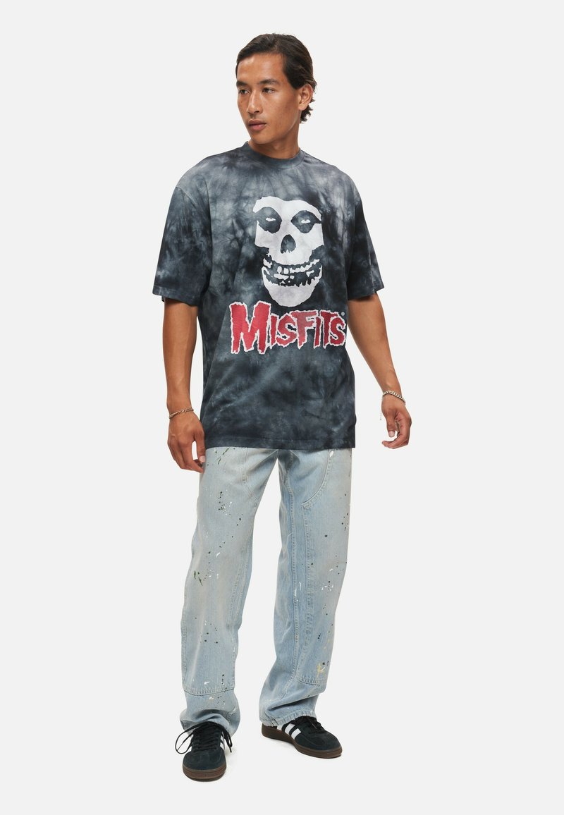 Maglietta Da Uomo Metallica - Flower Skull - Logo Rosso - Nero - RTMTLTSBFLOR - Foto 11