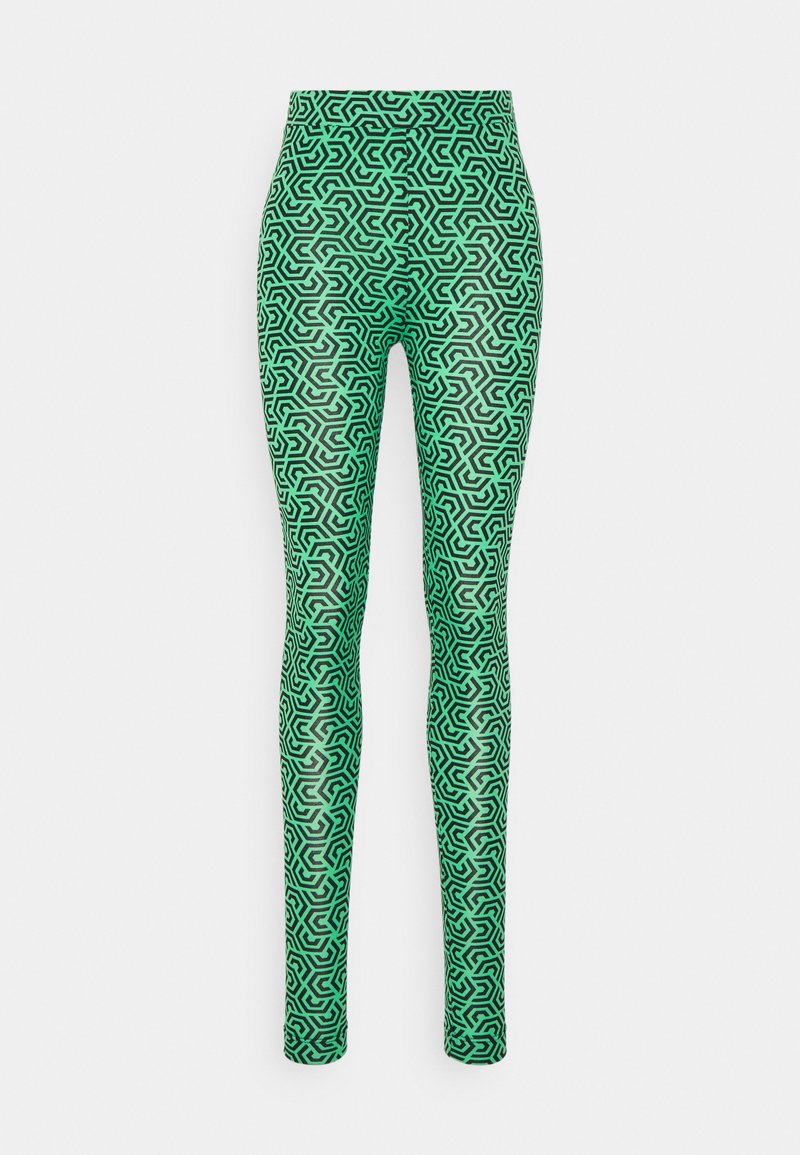 b.Young Legging groen gemêleerd b.Young Legging groen gemêleerd