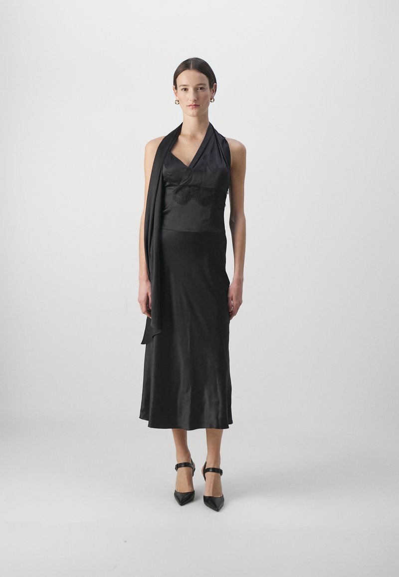 Materiel SCARF DRESS - Cocktail dress / Party dress - black - Zalando.ie