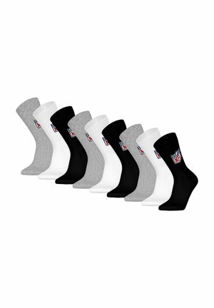 UNISEX  9ER PACK - SHIELD CREW  LOGO - Socken - weiß grau schwarz