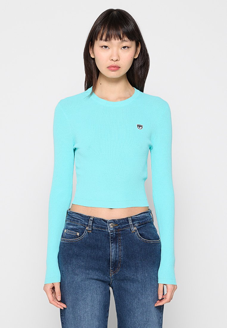 CHIARA FERRAGNI Trui turquoise CHIARA FERRAGNI Trui turquoise