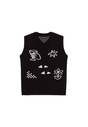 Kaotiko, BREEZE CLUB VEST - Пуловер - black